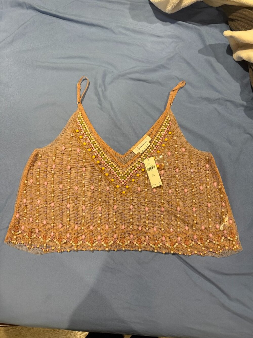 Anthropologie Beaded Tank Top - M/L - NWT - Never Worn!